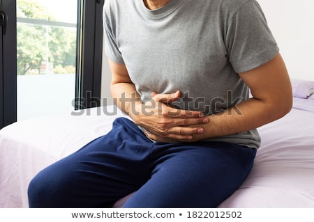 Stock fotó: A Man With A Painful Stomach