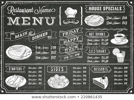 Stok fotoğraf: Blackboard For Menu