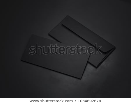Foto stock: Black Envelope