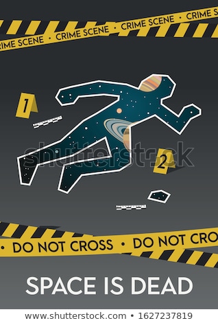 Stockfoto: Evidence Placard And Body