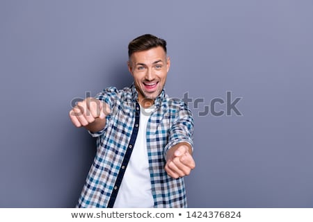 Foto d'archivio: Man Holding Steering Wheel