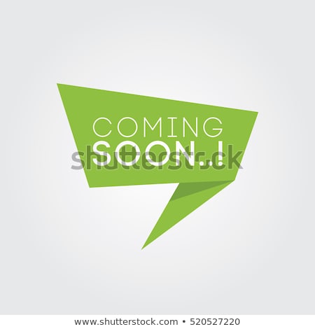 Foto stock: Open Speech Bubble Banner Speech Bubble Poster And Sticker