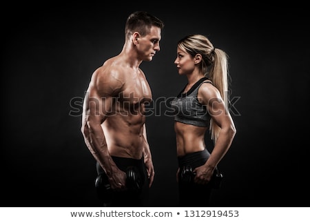 Foto d'archivio: Couple Of Bodybuilder