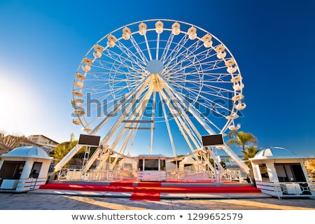 Giant Ferris Wheel In Antibes Colorful View Stock photo © xbrchx