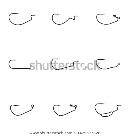 Stockfoto: Set Of Different Offset Hooks Vector Illustration