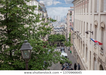 Stockfoto: Roofs In Residential Quarter Of Montmartre