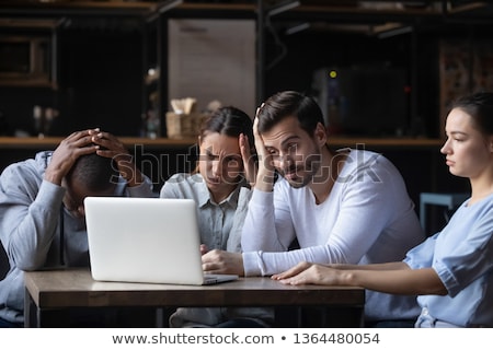 Stock foto: Diverse Stressful Judges In The Competition