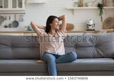 Stock photo: Attractive Young Woman With A Quiet Smile