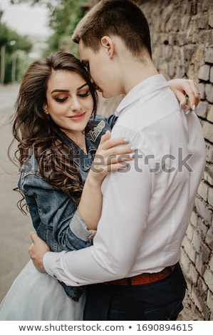 Foto stock: Fashion Style Photo Of An Attractive Young Couple