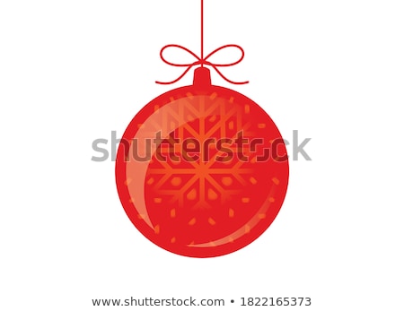 Stok fotoğraf: Abstract Decorated Christmas Bauble Vector