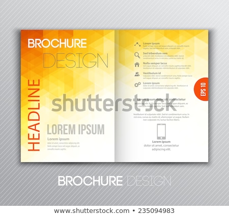 [[stock_photo]]: Orange Brochure Background