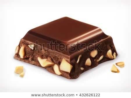 Stock fotó: Chocolate Bar With Hazelnuts