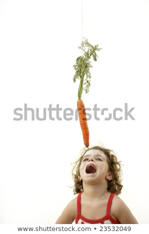 Stockfoto: Eisje · Dat · Springen · Om · De · Wortel · Konijnenval · Te · Eten