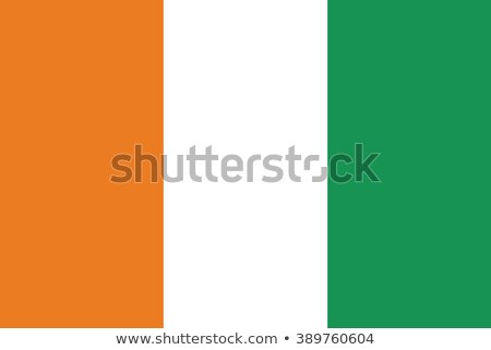 Zdjęcia stock: Map On Flag Button Of Republic Of Cote Divoire Ivory Coast