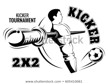 Stockfoto: Table Soccer Or Football Kicker Game