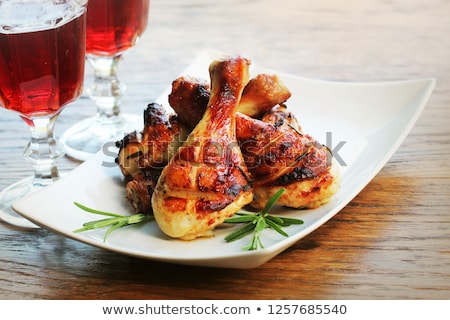 Stok fotoğraf: Marinated Chicken Legs