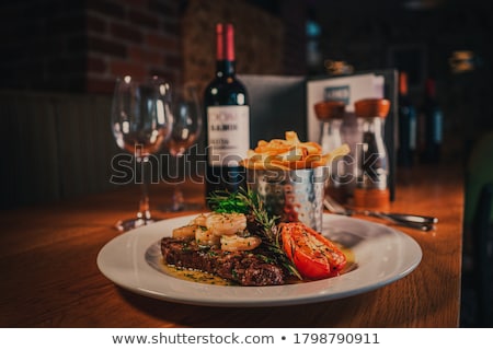 Stock fotó: Lobster And Vegetable Garnish