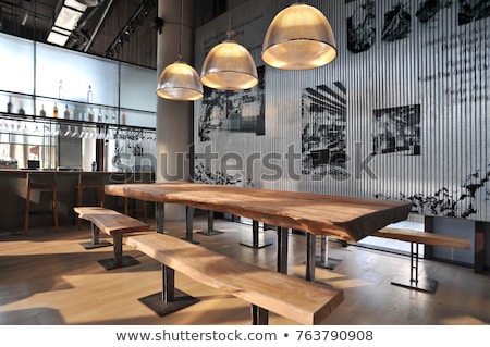 Restaurant In Loft Style Zdjęcia stock © 7Crafts