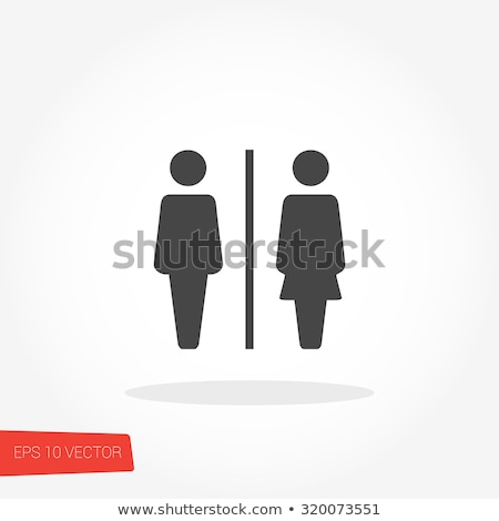 ストックフォト: Male And Female Icon Vector Illustration Isolated On Modern Background