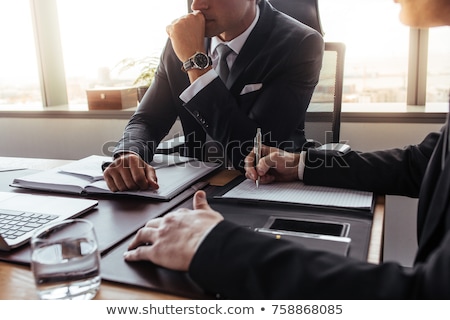 [[stock_photo]]: Two Lawyers Working In The Office
