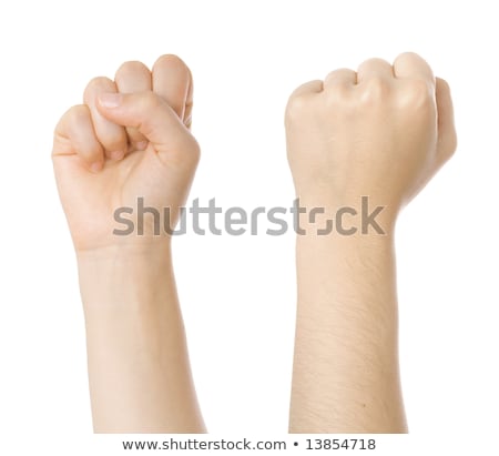 Stok fotoğraf: Struggle Sign Made With Hand