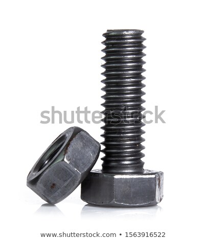 [[stock_photo]]: Single Screw On White Background