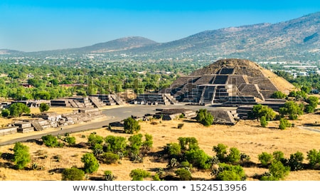 Foto stock: Pyramid Of The Moon Teotihuacan Mexico