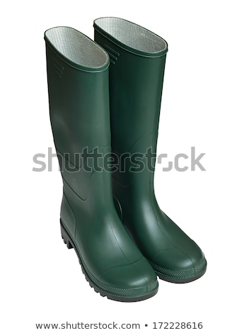 Stok fotoğraf: Gum Boot Isolated Against A White Background