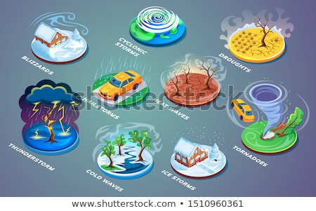 Foto stock: Global Disaster Concept