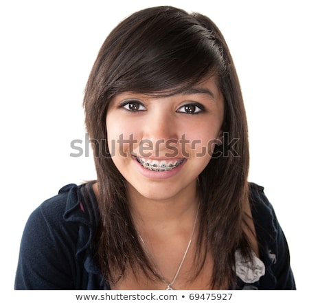 Foto stock: Enina · Sorridente · no · Grande · Salão