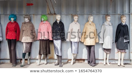 Stockfoto: Tailor Posing With Mannequin