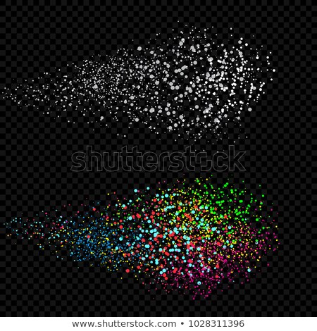 Stock photo: Spray Confetti Tinsel Holi Design