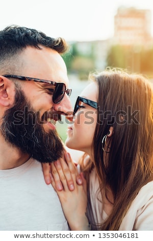 Stock photo: Loving Embracing Coulpe Having Fun In The Spring Nature