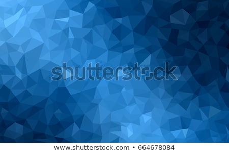 Foto stock: Blue Low Poly Background Vector