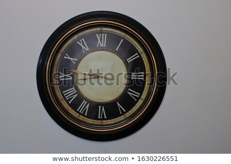 Stock photo: Large Wall Clock In Interior
