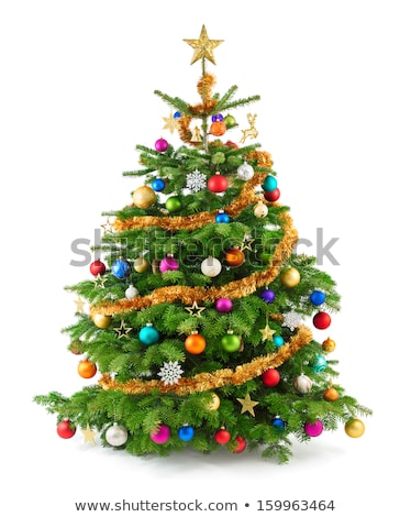 X Mas Tree With Star Foto stock © Smileus