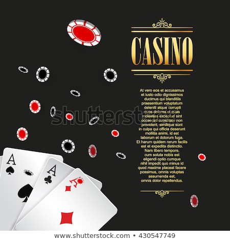 Zdjęcia stock: Casino Night Brochure Web Design