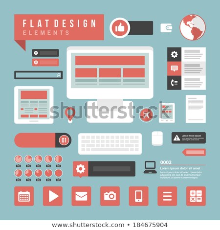 Stock photo: Isometric Mobile Application And Mobile App Development Concept Flat Vector Illustration