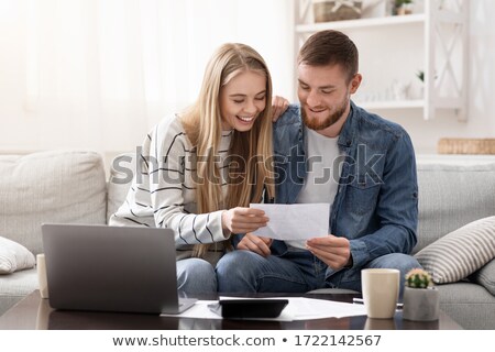 Zdjęcia stock: Young Couple At A Stable