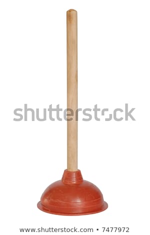 Big Plunger Isolated On White Background Stok fotoğraf © ajt