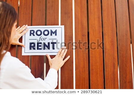 ストックフォト: Rent Rooms Sign