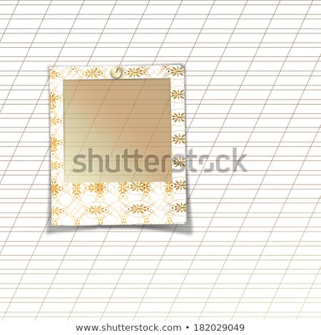 [[stock_photo]]: Slides With Handmade Ornaments For Photos On White Abstract Back