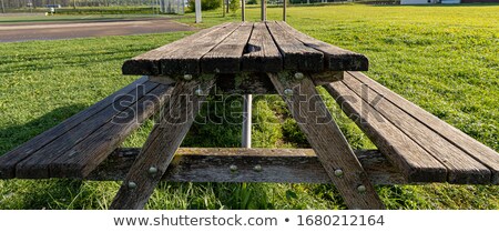 Stock photo: Chairs And Table Setting Outside