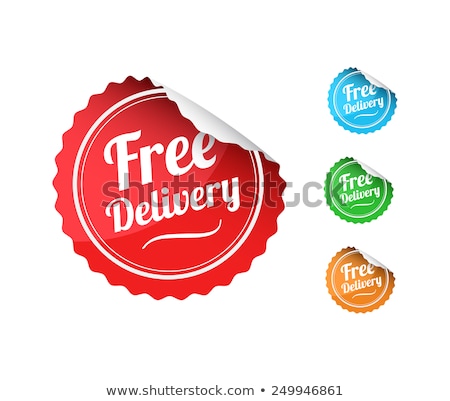 Сток-фото: Free Delivery Green Vector Icon Design