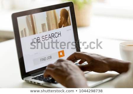 Stock photo: Laptop Screen With Job Search Concept