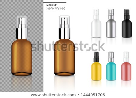 Foto stock: Lotion Metal Bottle