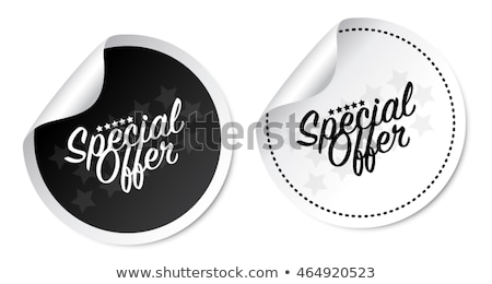 Stok fotoğraf: Special Offer For Shop Customers Clothes Store