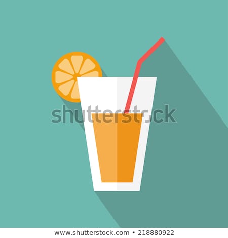 Stok fotoğraf: Fruit Juice Flat Icon