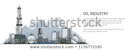 Stock fotó: Oil Industry Banner