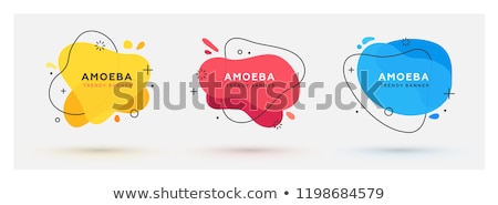 Stock photo: Memphis Style Trendy Banners Set With Text Space